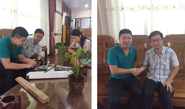 上海汪總千里赴約，光臣照明以定制LED線條燈點亮合作之光